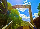 restrooms